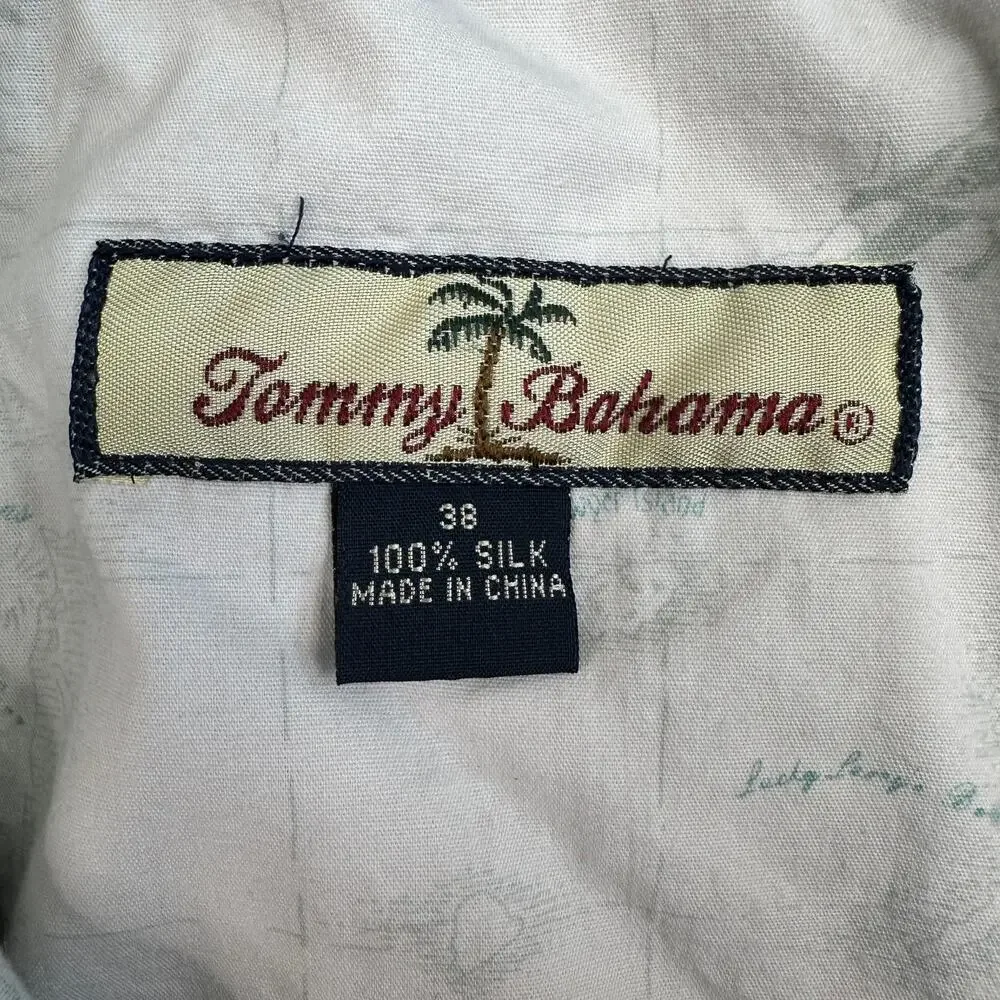 Tommy Bahama Shorts Mens 38 Brown Silk Pleated Relaxed 8